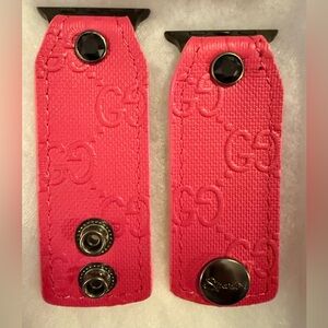Hot pink Gucci Imprime by Spark*l bands 6” wrist